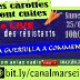 Emission "les carottes sont cuites" du 25 09 2021 LA GUERILLA A COMMENCE
