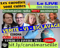 Emission "les carottes sont cuites" du 15 01 2022 corona cup 2022