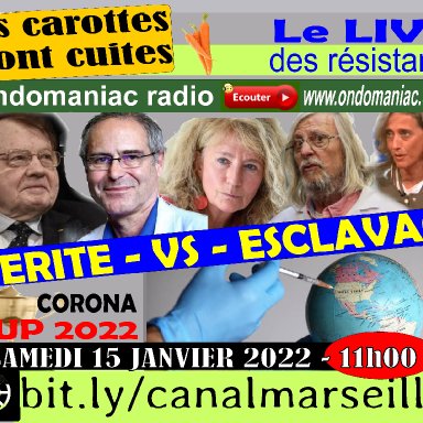 Emission "les carottes sont cuites" du 15 01 2022 corona cup 2022