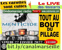 Emission "Les Carottes Sont Cuites" Du 22 01 2022 Menticide