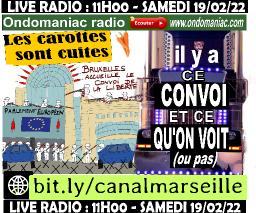 Les carottes sont cuites 19 02 2022 - Le convoi qu'on voit ou pas