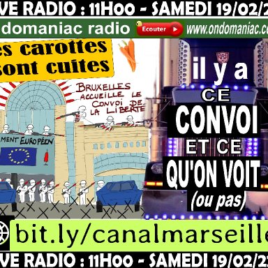 Les carottes sont cuites 19 02 2022 - Le convoi qu'on voit ou pas