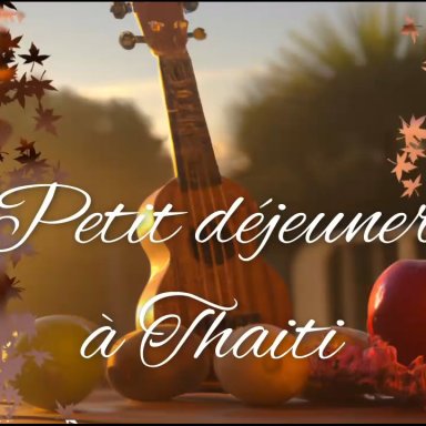 Petit d&eacute;jeuner &agrave; Thaiti